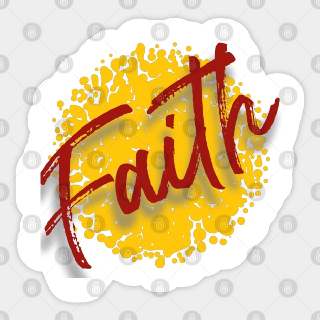 Keep your faith Sticker by ShadowCarmin